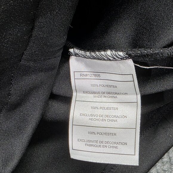 Reebok Track Jacket Mens L Black Gray Colorblock Spellout Hooded Zip Athleisure - Picture 12 of 13